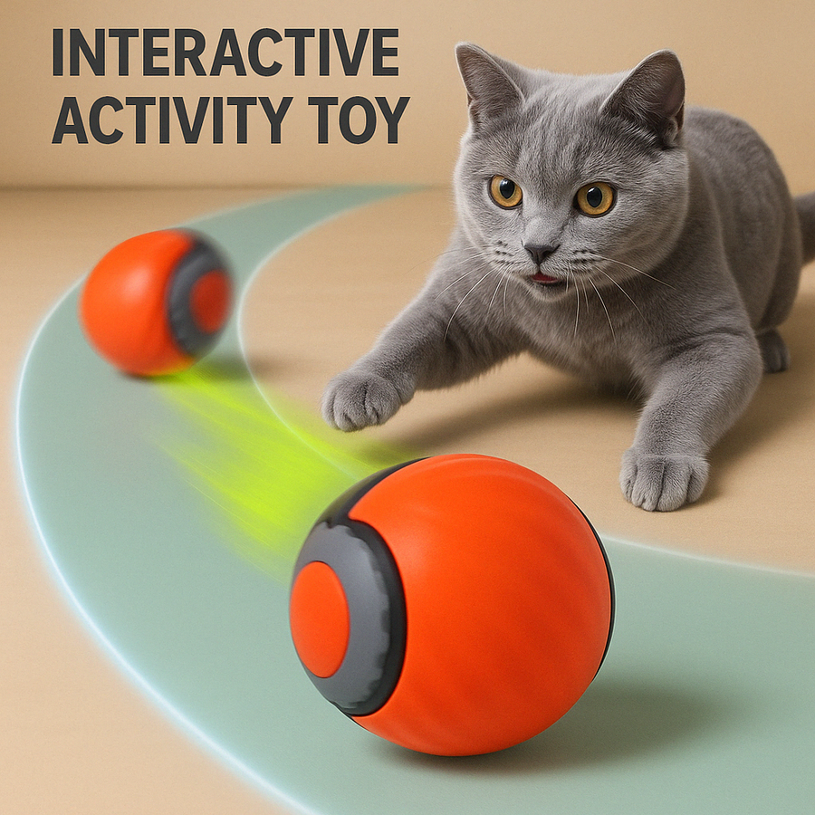 Forever Run Motion Cat Play Ball Toy - Image 3
