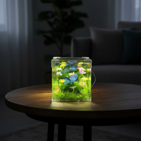 LED Butterfly Garden Cube Night Light Decor - Image 2