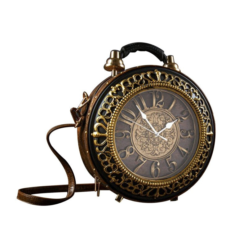 Vintage Time Creative Clock Crossbody Bag - Image 5