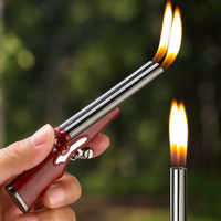 Dual Trigger Long Barrel Flame Torch Lighter - Image 0