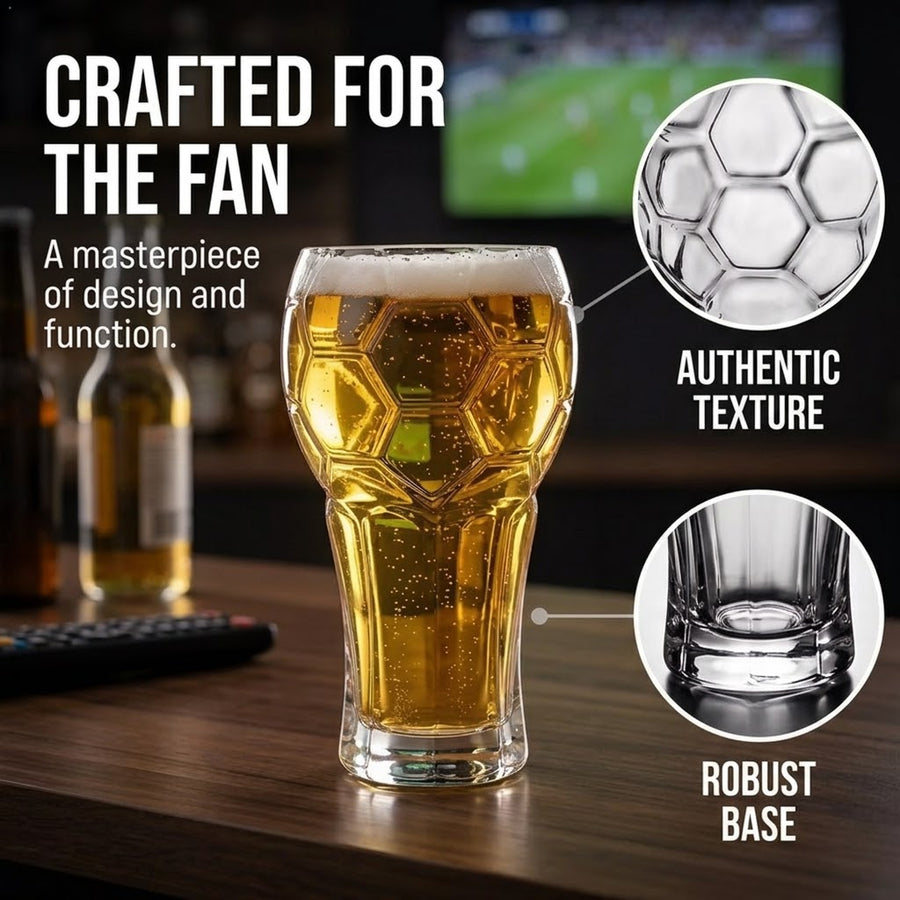 Stadium Sip Football Beer Pint Glass