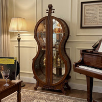 Violin Silhouette Curio Display Cabinet - Image 2