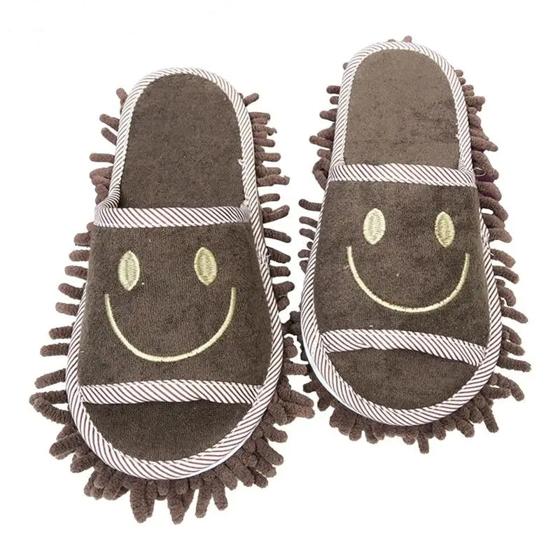 Home Helper Dust Cleaner Mop Slippers