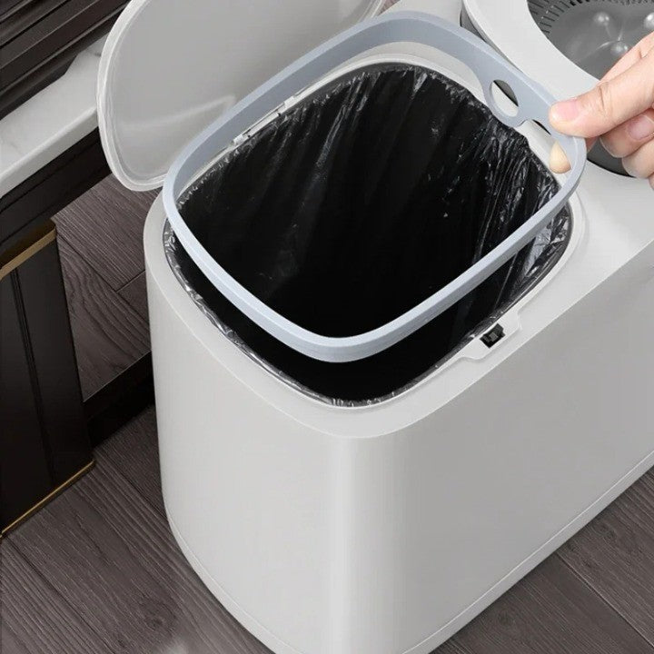 Dual Compartment Dry Wet Section Efficient Modern Home Trash Can - Image 2