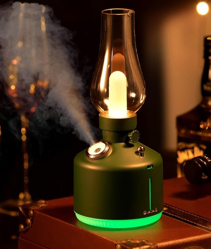 Retro Air Humidifier Wireless Aroma Diffuser Lamp - Image 0