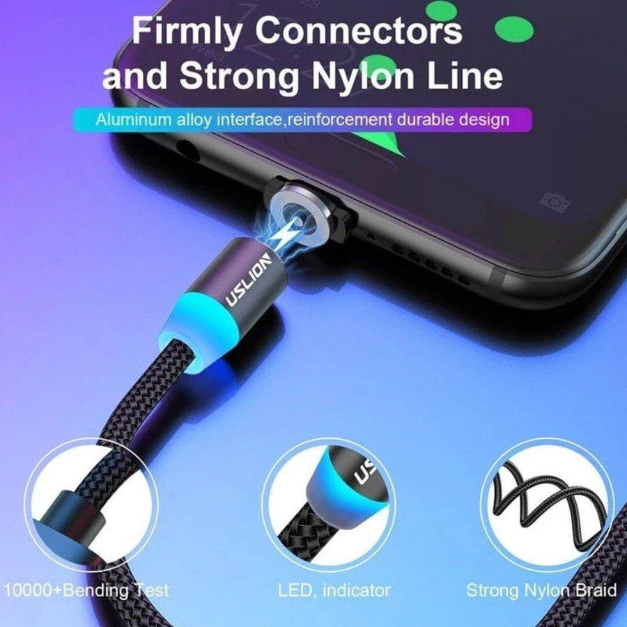 LED Fast Charging Magnetic USB Cable - Image 1