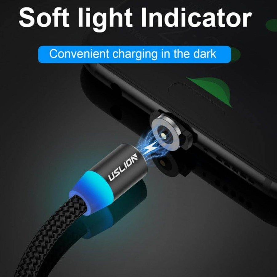 LED Fast Charging Magnetic USB Cable - Image 2