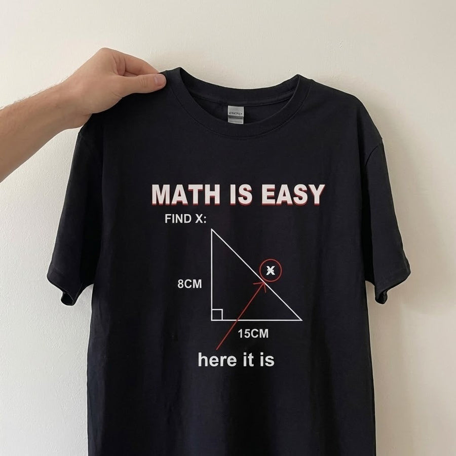Math is Easy Creative T-Shirt - Image 2