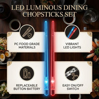 LED Luminous Dining Chopsticks Set - Image 3
