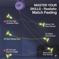 Personal Solo Practice Badminton Home Trainer - Image 3