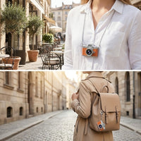 Retro Flip Screen Mini Camera Keychain - Image 2