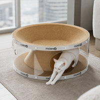 Window Seat Transparent Tunnel Cat Scratcher Lounge Bed - Image 5