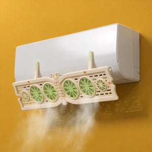 Butterfly Adjustable Air Conditioner Wind Deflector Shield - Image 0