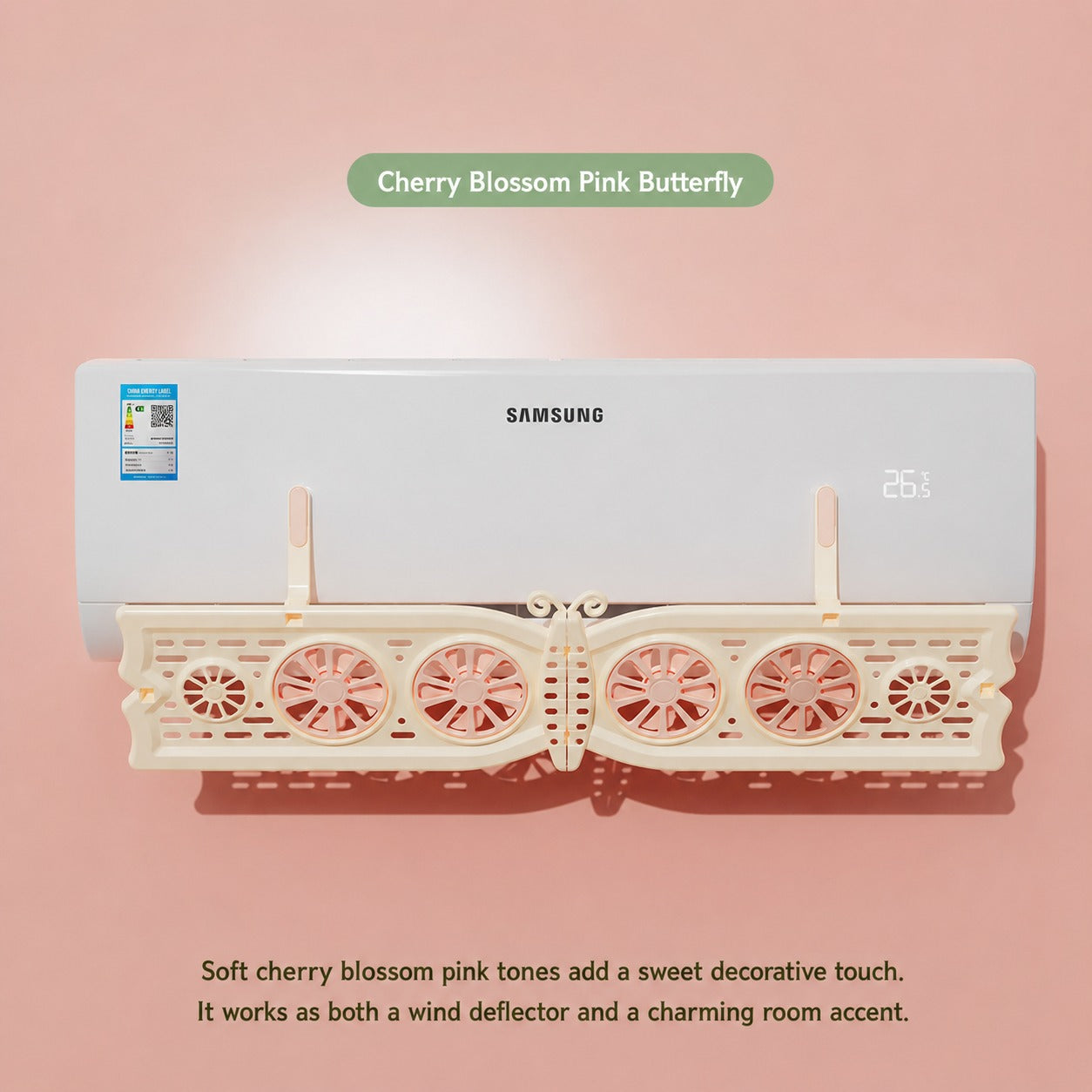 Butterfly Adjustable Air Conditioner Wind Deflector Shield - Image 9