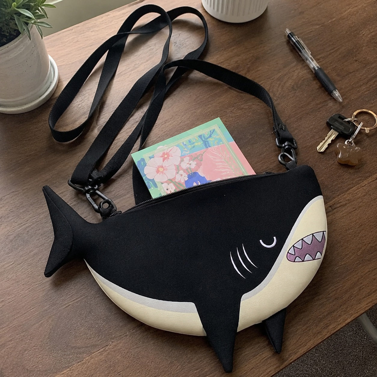 My Pet Shark Mini Shoulder Crossbody Bag - Image 0