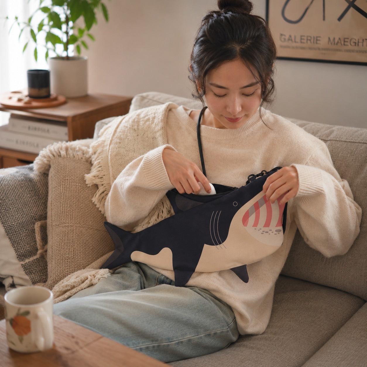 My Pet Shark Mini Shoulder Crossbody Bag - Image 4