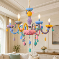 Pastel Dream Crystal Drop Chandelier - Image 0