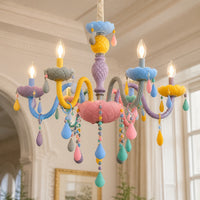 Pastel Dream Crystal Drop Chandelier - Image 2
