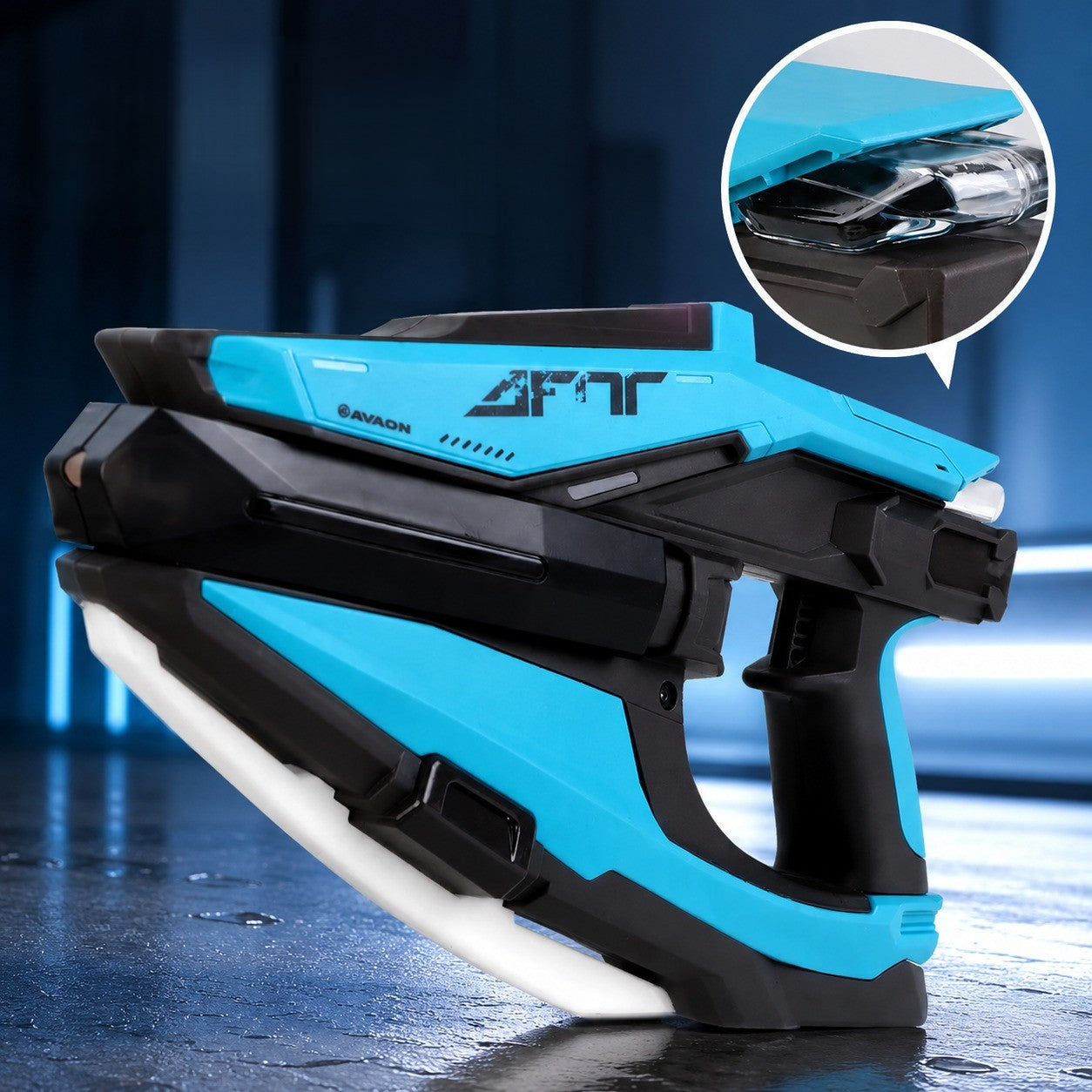Surgeblaster Futuristic Rapid-Fire Electric Water Cannon Toy - Image 1