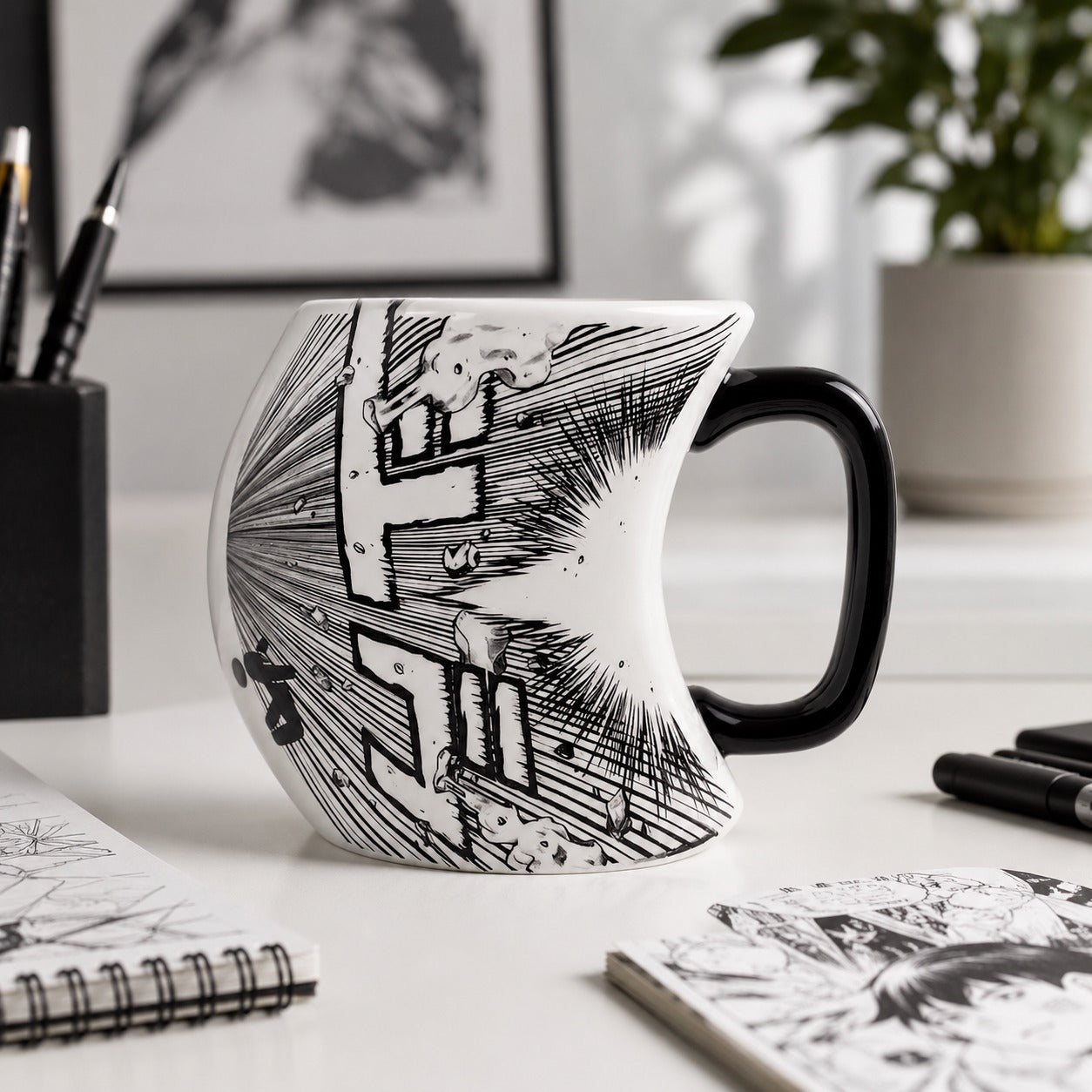 Shockwave Art Manga Coffee Mug