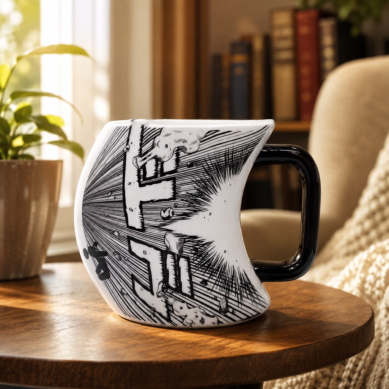 Shockwave Art Manga Coffee Mug