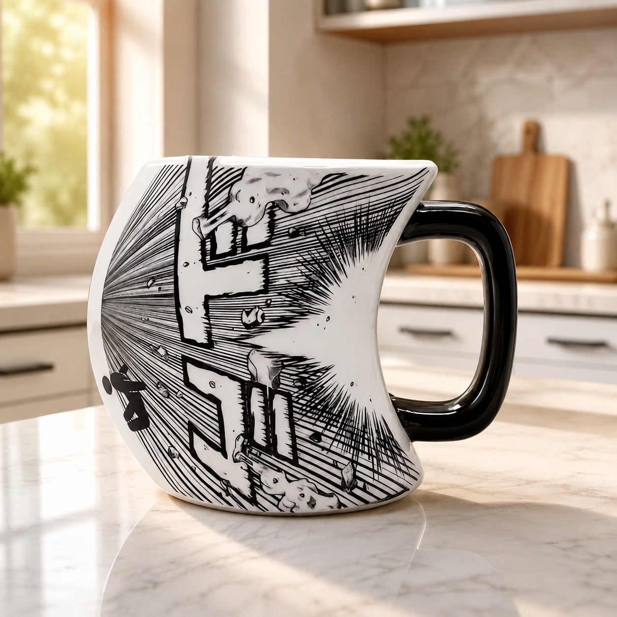 Shockwave Art Manga Coffee Mug