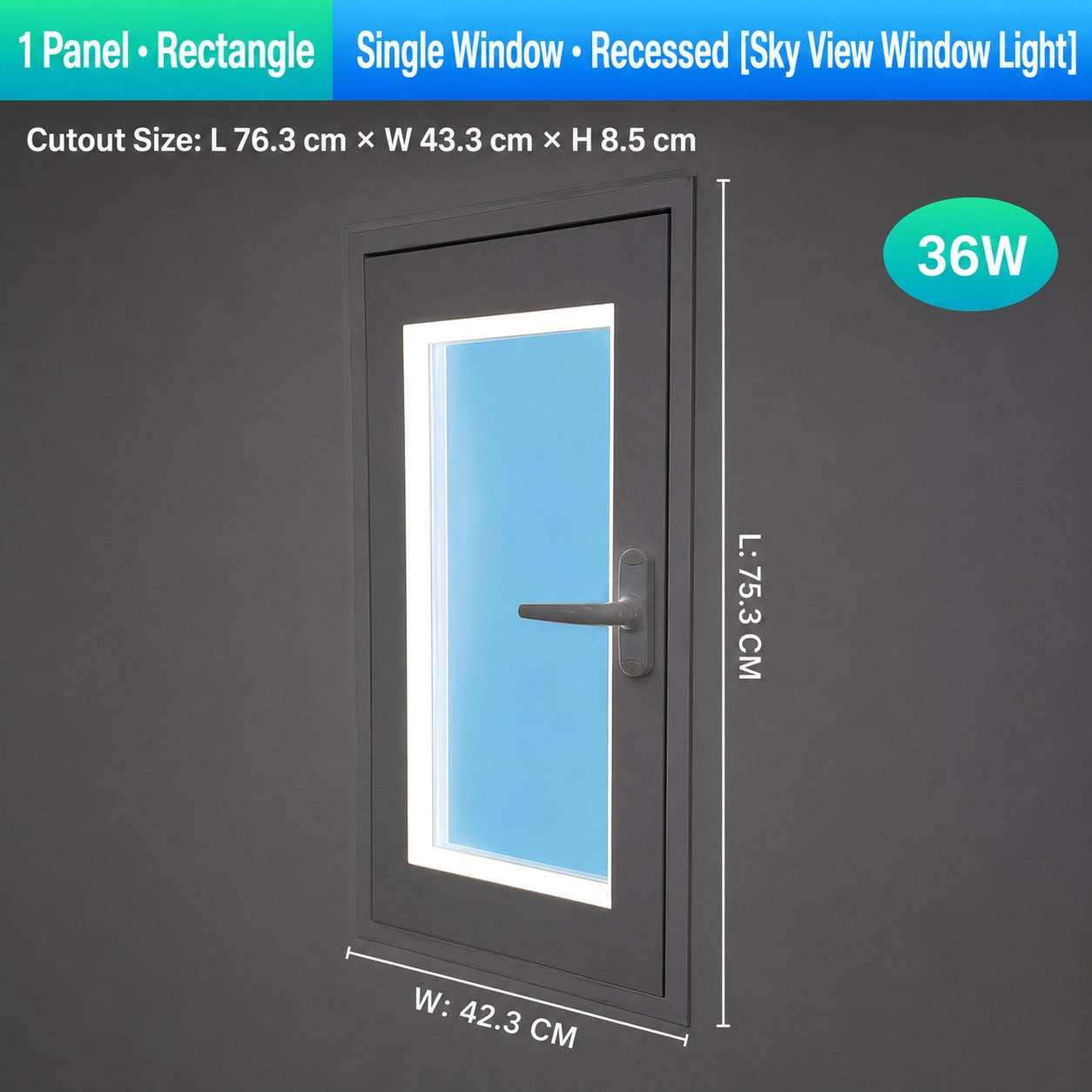 Sky View Artificial Window Light Panel