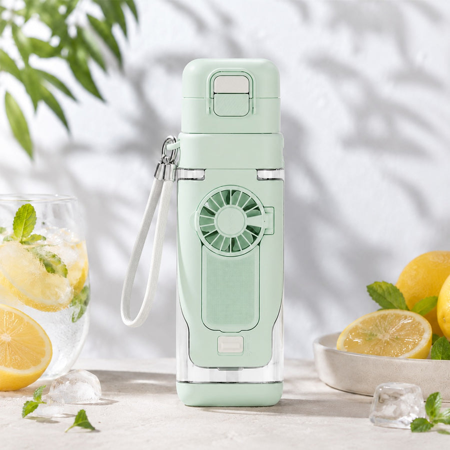 Polar Pour Portable Misting Fan Water Bottle