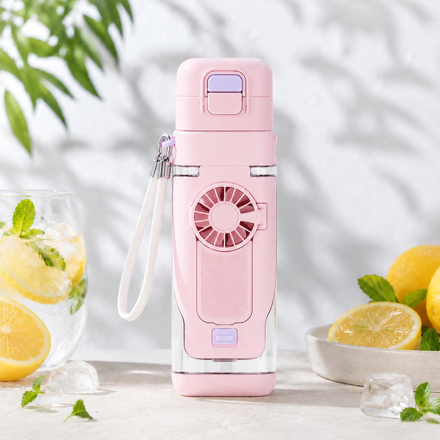 Polar Pour Portable Misting Fan Water Bottle
