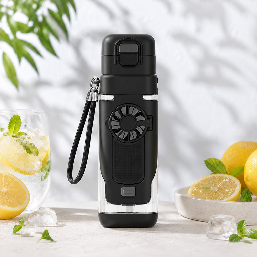 Polar Pour Portable Misting Fan Water Bottle
