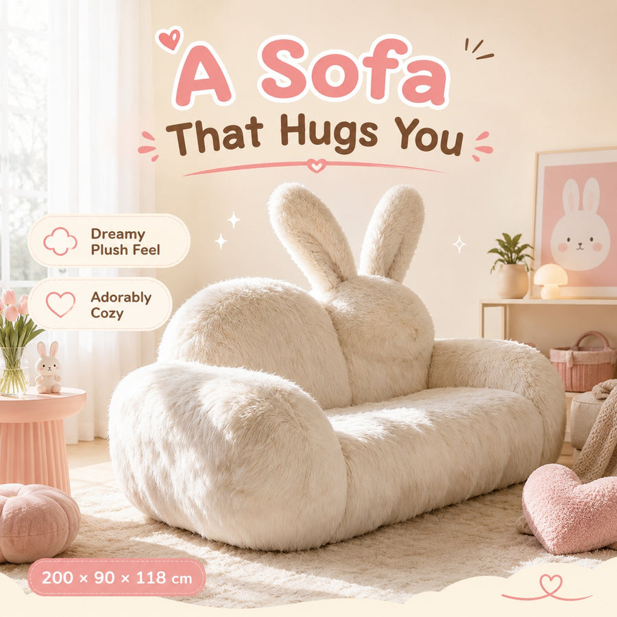 Soft Paws Cozy Bunny Nest Lounge Sofa