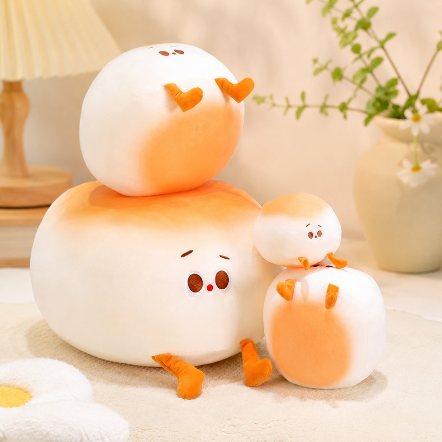 Steamy Bao Squishy Bun Plush Pillow