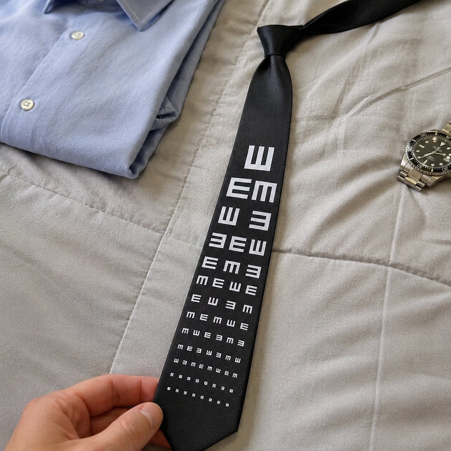 Double Vision Optical Illusion Necktie