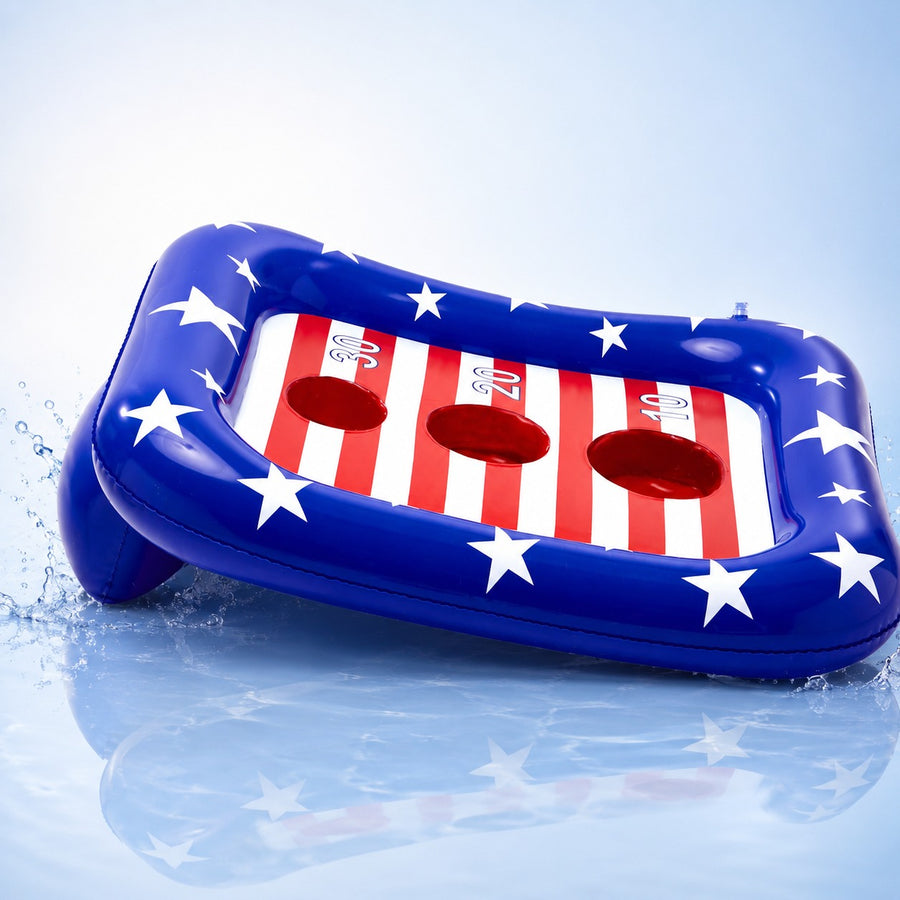 Summer Inflatable Ring Toss Pool Game