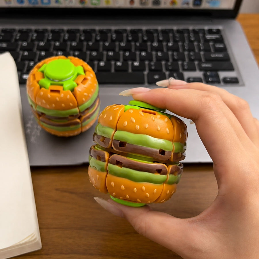 Burger Spin Gyroscope Fidget Toy