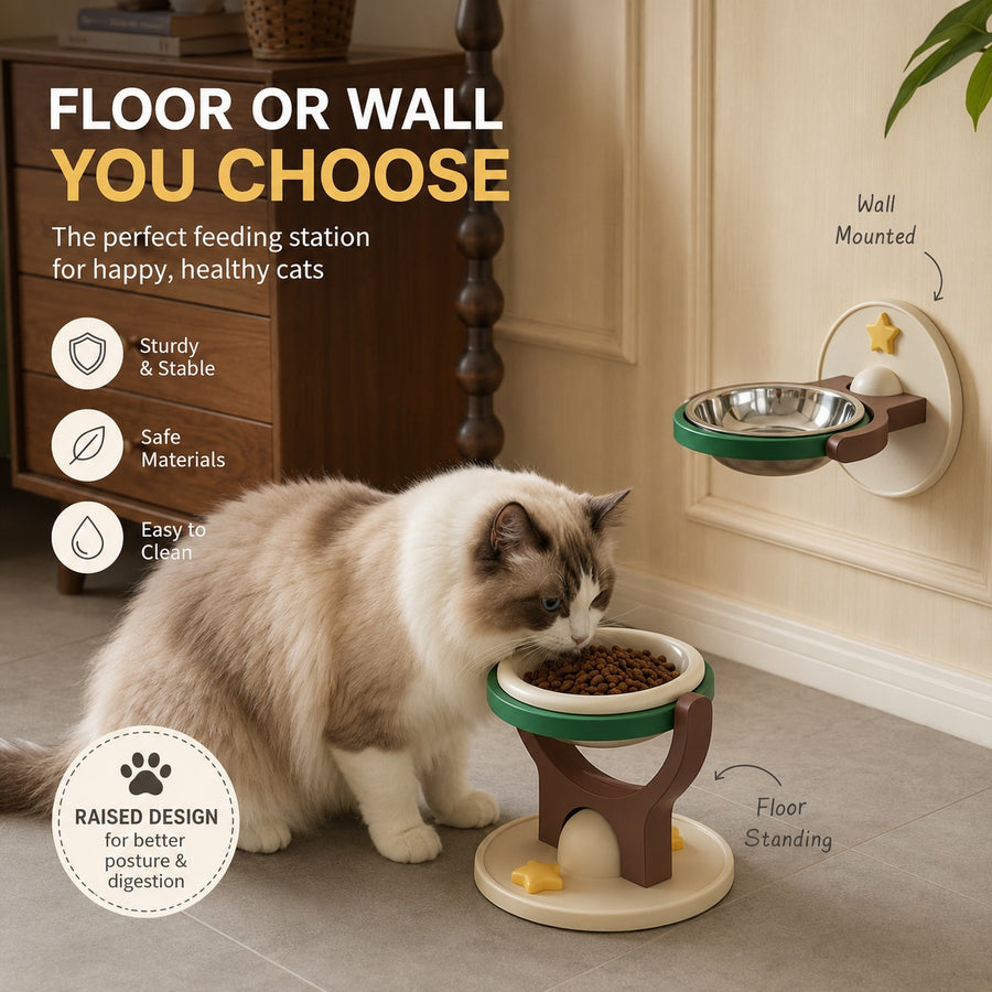 Fresh Bite Elevated Pet Bowl