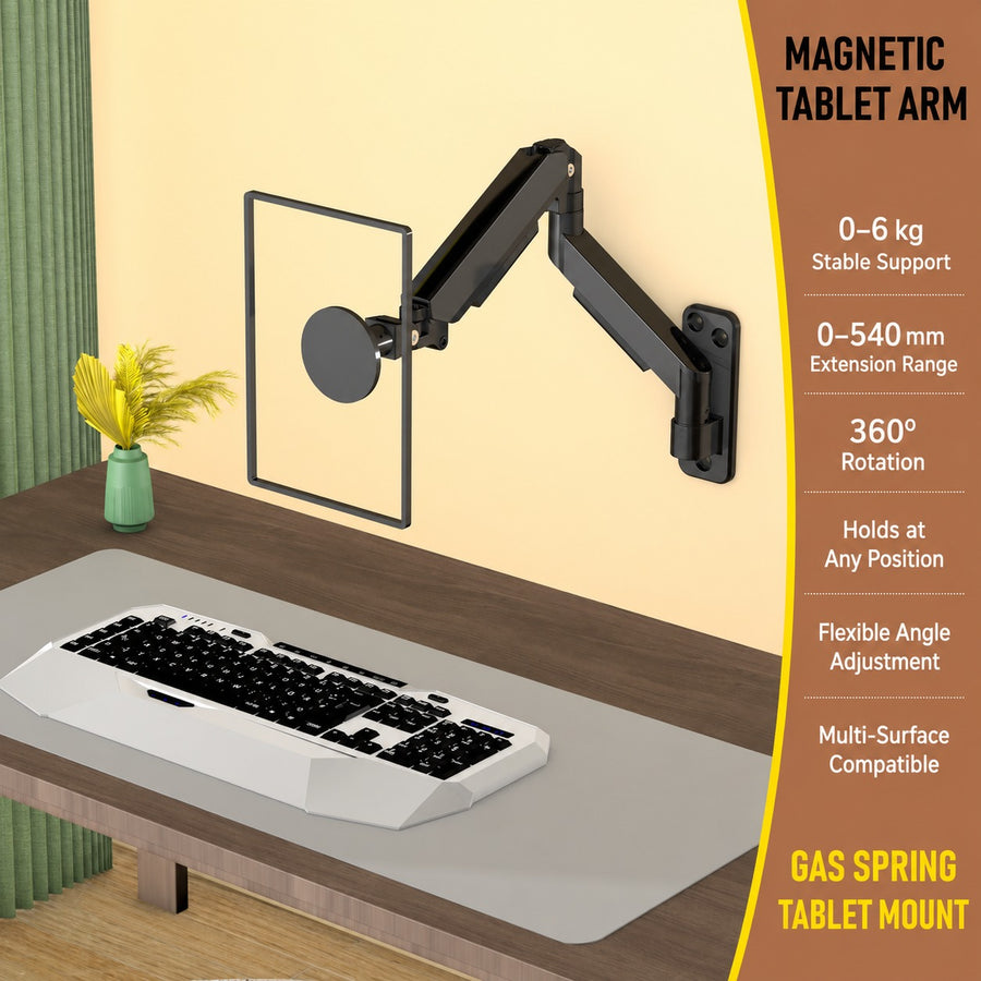 Roboarm Adjustable Magnetic Tablet Phone Holder