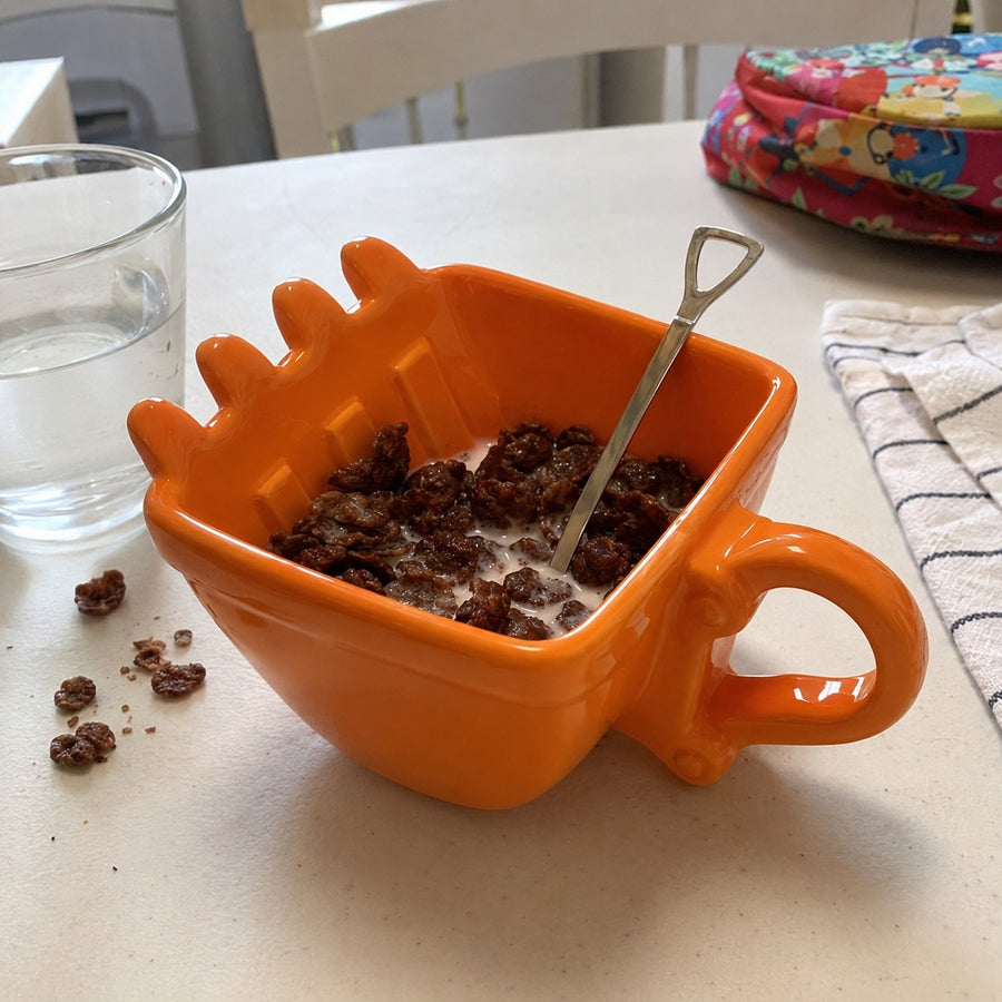 Mini Excavator Dessert Mug Set