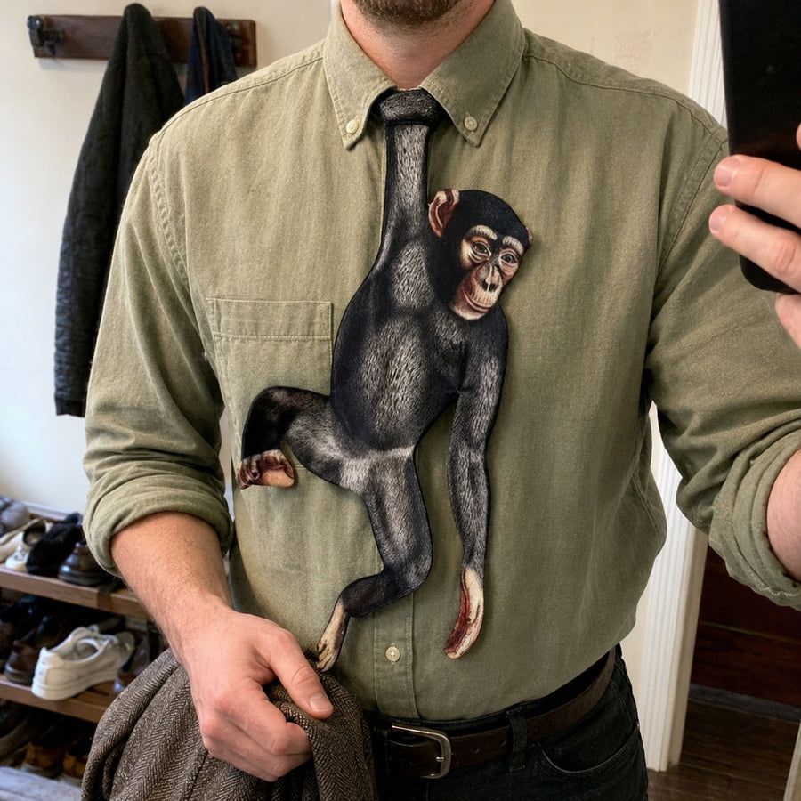 Beast Mode Animal Novelty Necktie