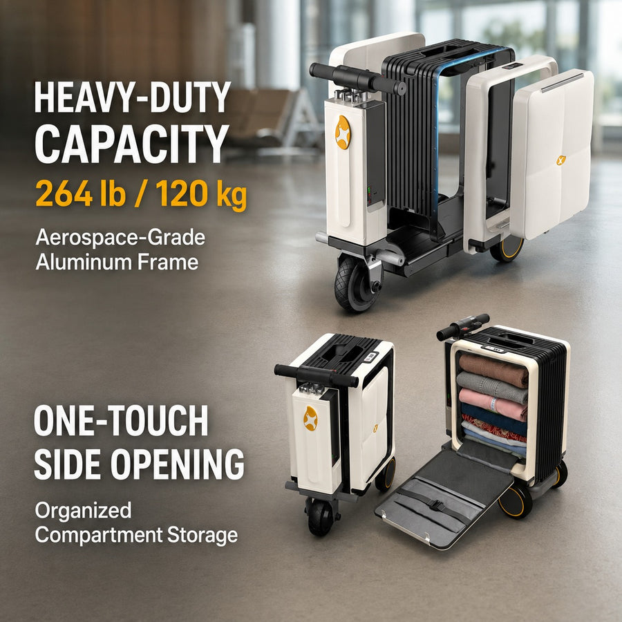 Terminal Ride-On Electric Smart Suitcase Luggage