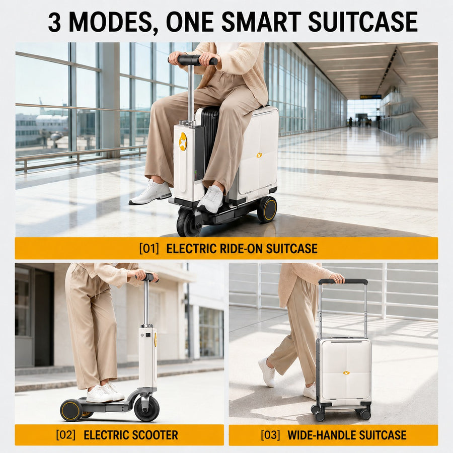 Terminal Ride-On Electric Smart Suitcase Luggage