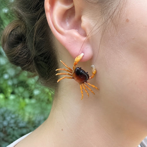 Pinch Me Crab Stud Earrings