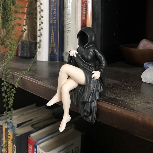 Shadow Queen Mysterious Bookshelf Decor