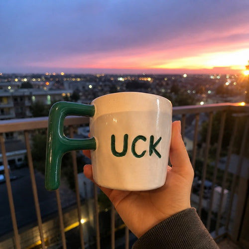 F Bomb Handle Coffee Mug