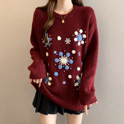 Christmas Village Plush Sweater