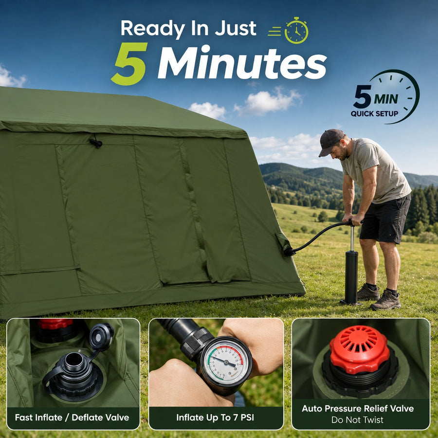 Villa Verde Canvas Chill Glamping Tent