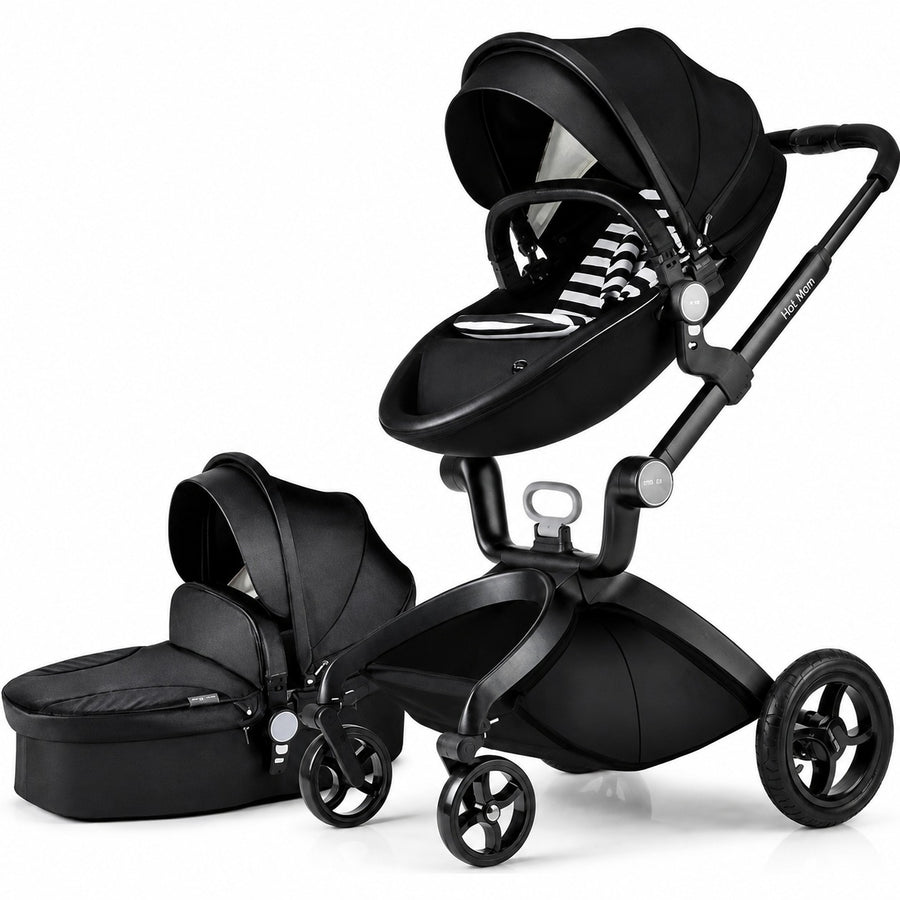 Luxuriöser Kinderwagen High Land-Scape Baby Stroller 3 in 1 Fashion Pram European Carriage