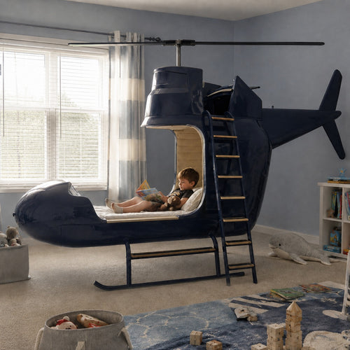 Sky Captain Hubschrauber Abenteuer Kinderbett