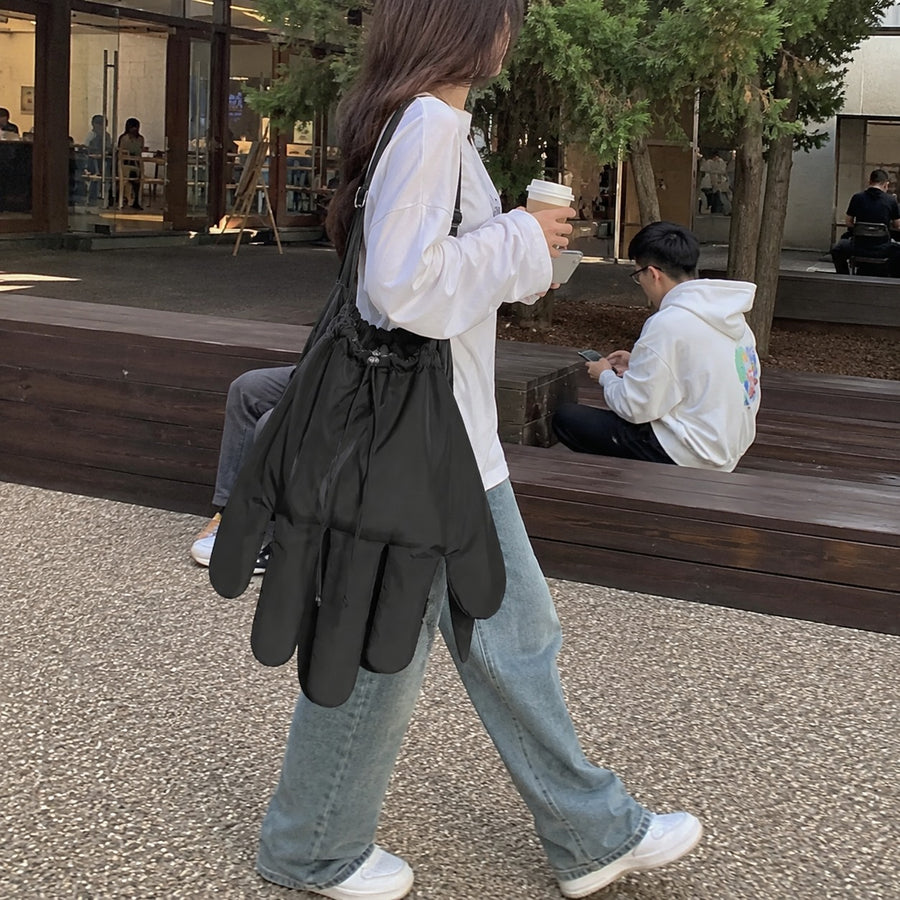 Big Hand Eccentric Crossbody Bag