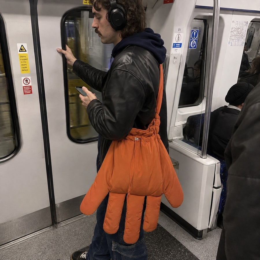Big Hand Eccentric Crossbody Bag
